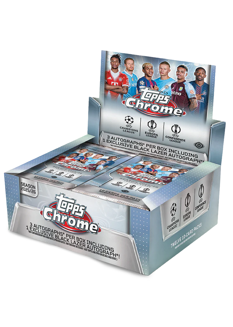 Topps Chrome UEFA Club Competitions 2025-26 - Jumbo Box