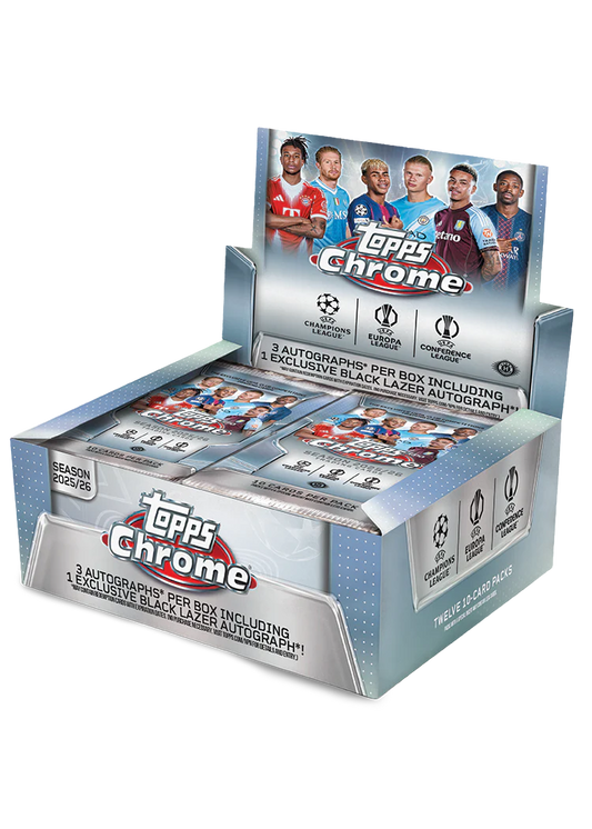 Topps Chrome UEFA Club Competitions 2025-26 - Jumbo Box