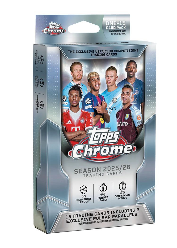 Topps Chrome UEFA Club Competitions 2025-26 - Hanger Pack