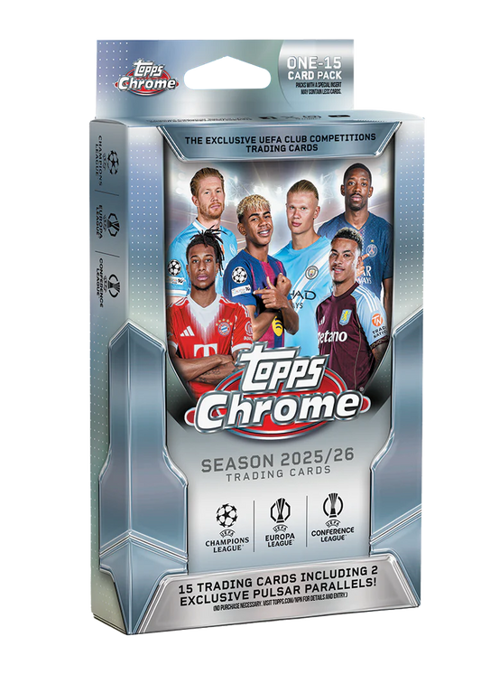 Topps Chrome UEFA Club Competitions 2025-26 - Hanger Pack