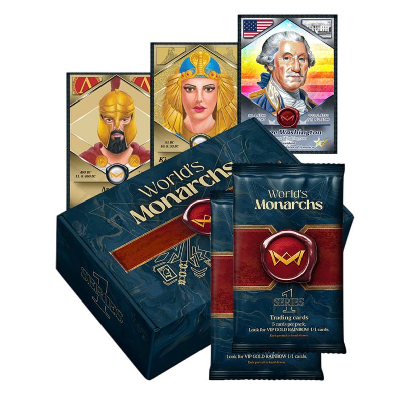 World's Monarchs Series One Retail