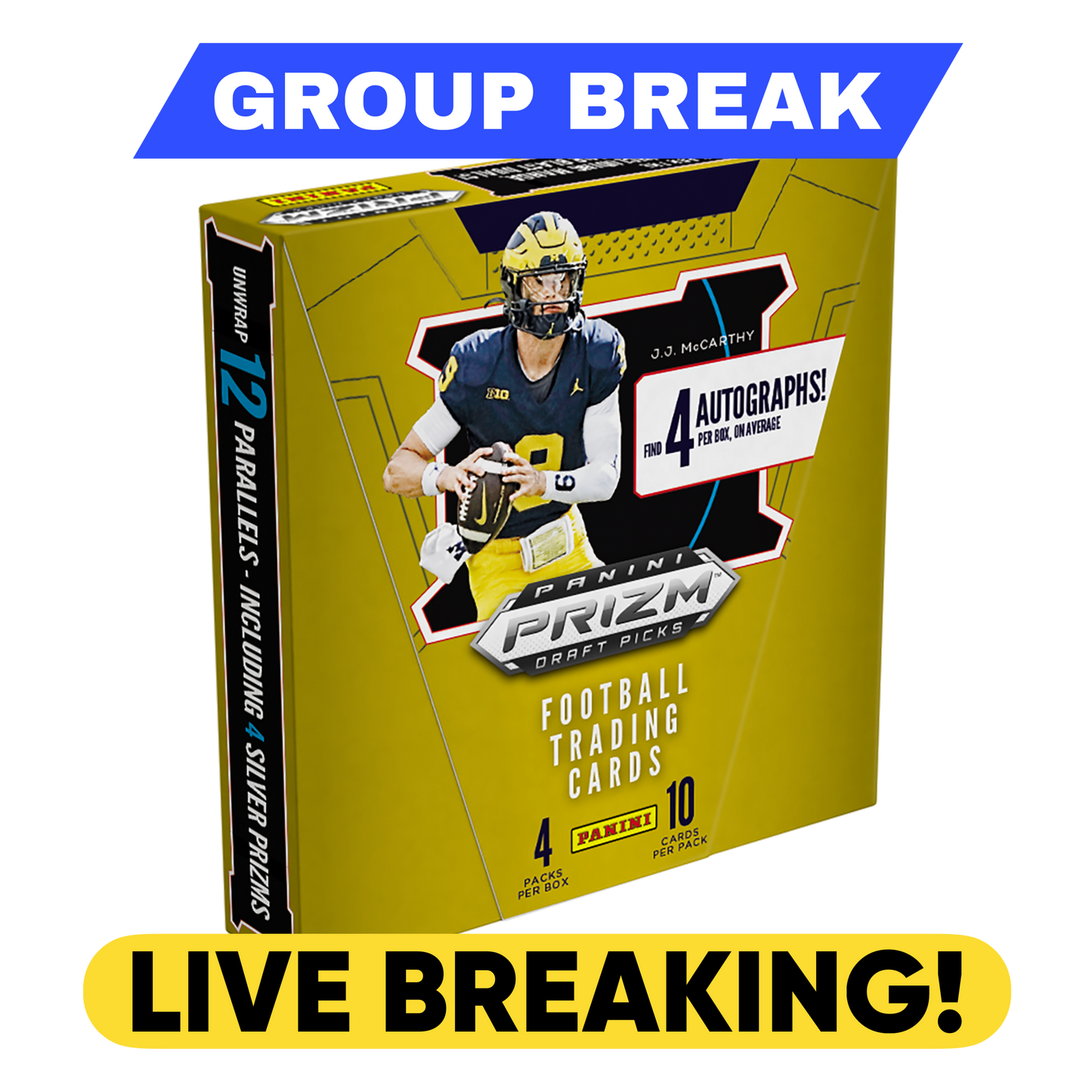 2024 Panini Prizm Draft Picks Football Hobby - Random Card - LIVE BREAKING (06/10/2025)