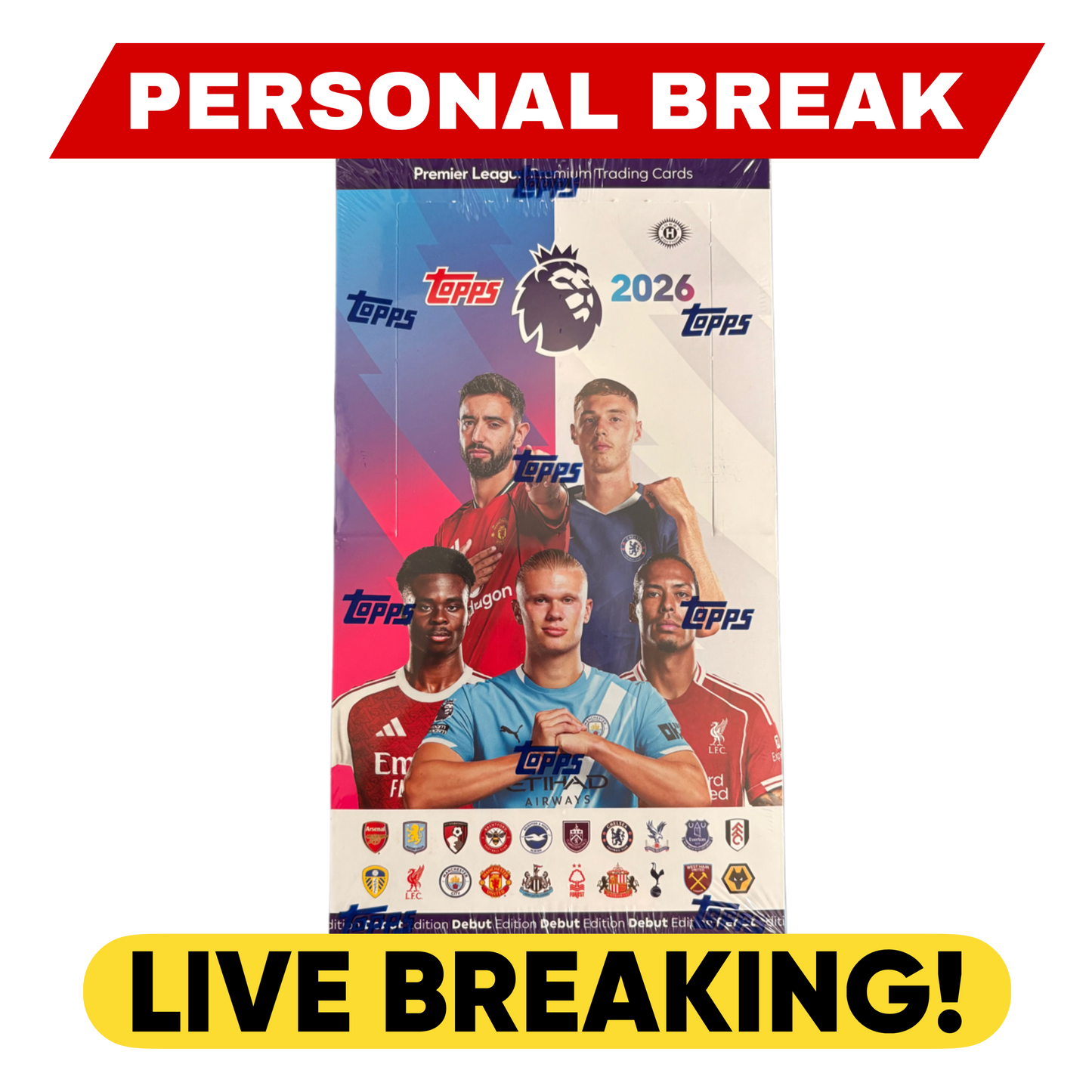 2025/26 Topps Premier League Hobby - LIVE BREAKING