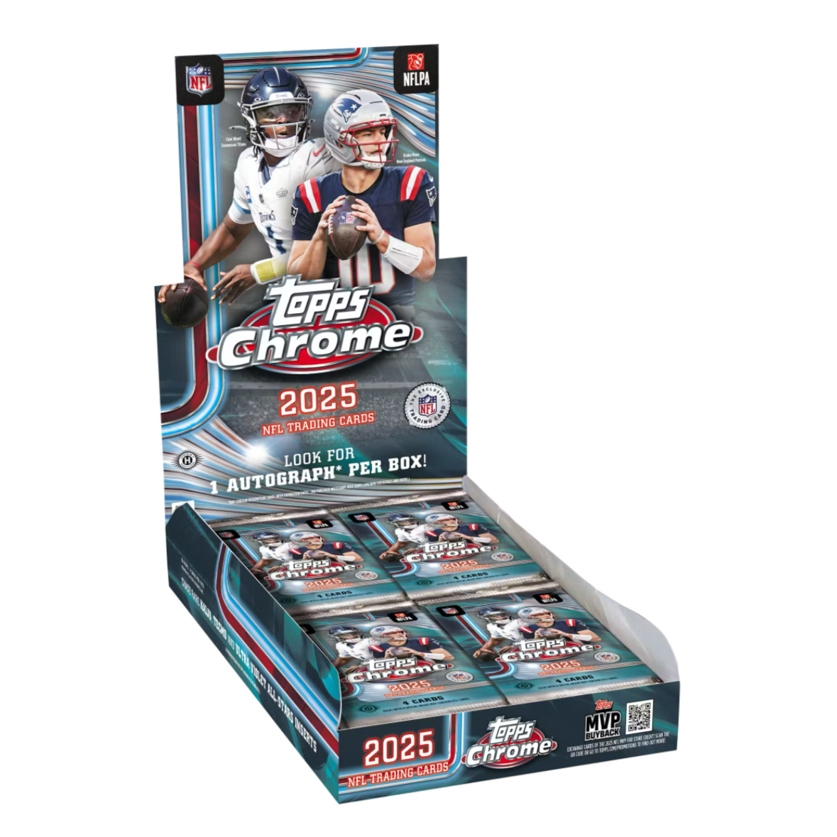 2025 Topps Chrome® Football - Hobby Box