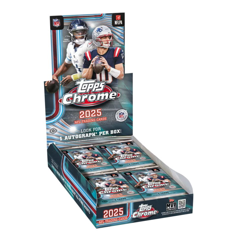 2025 Topps Chrome® Football - Hobby Box