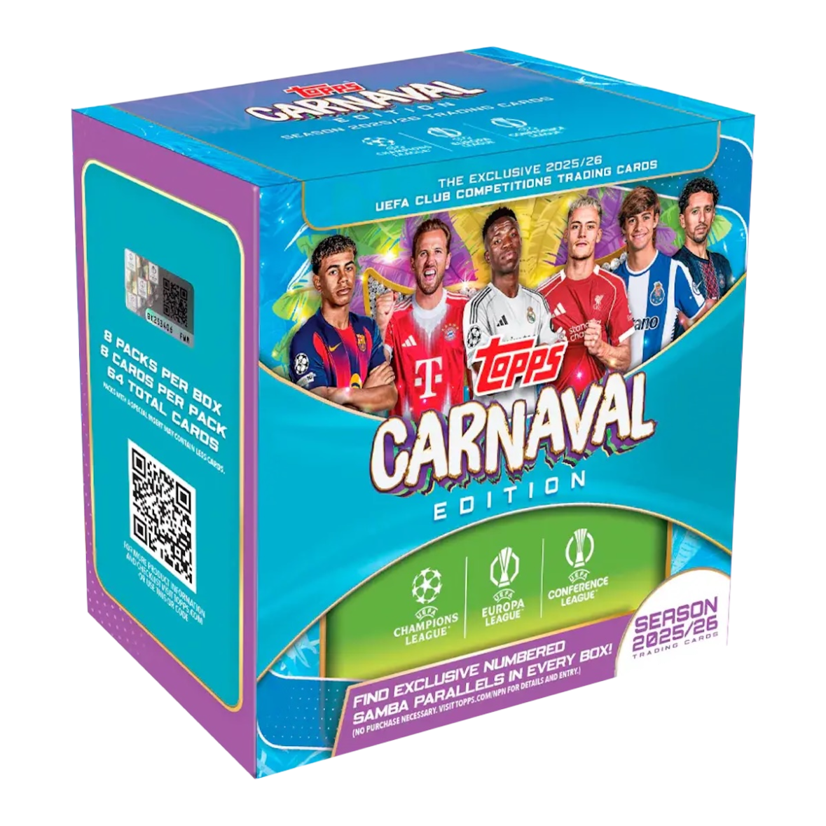 2025-26 Topps Carnaval UEFA Club Competitions Soccer Hobby Box
