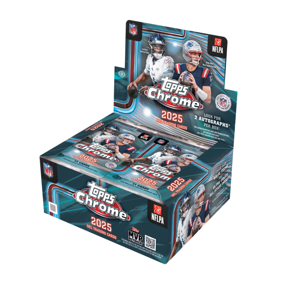 2025 Topps Chrome® Football - Jumbo Box