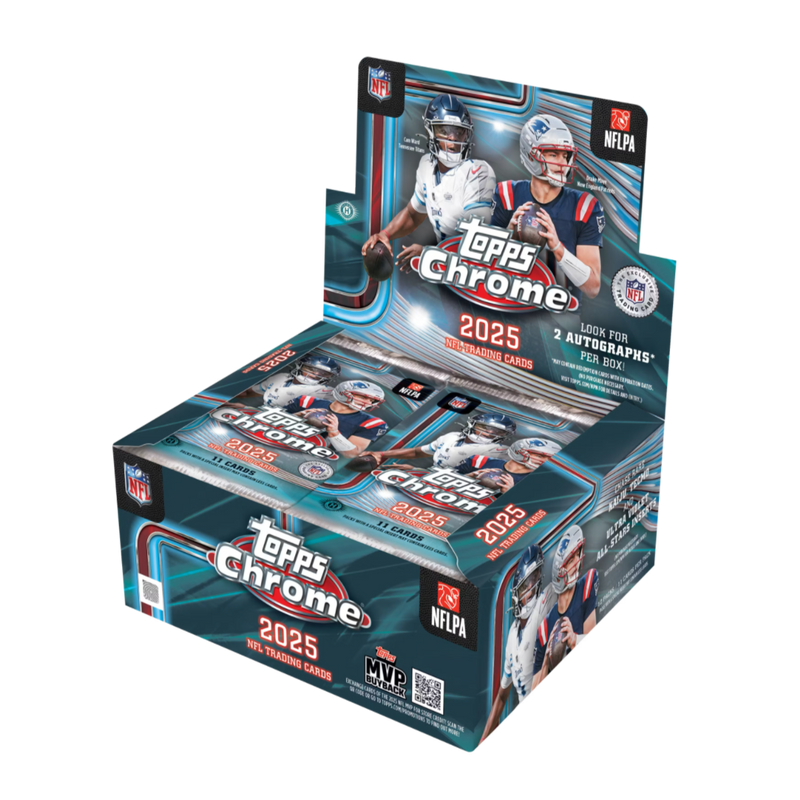 2025 Topps Chrome® Football - Jumbo Box
