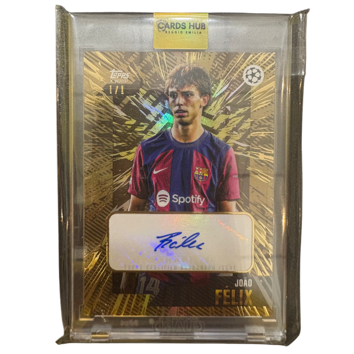 JOÃO FÉLIX - 2023/24 Topps Gold 1/1 Auto