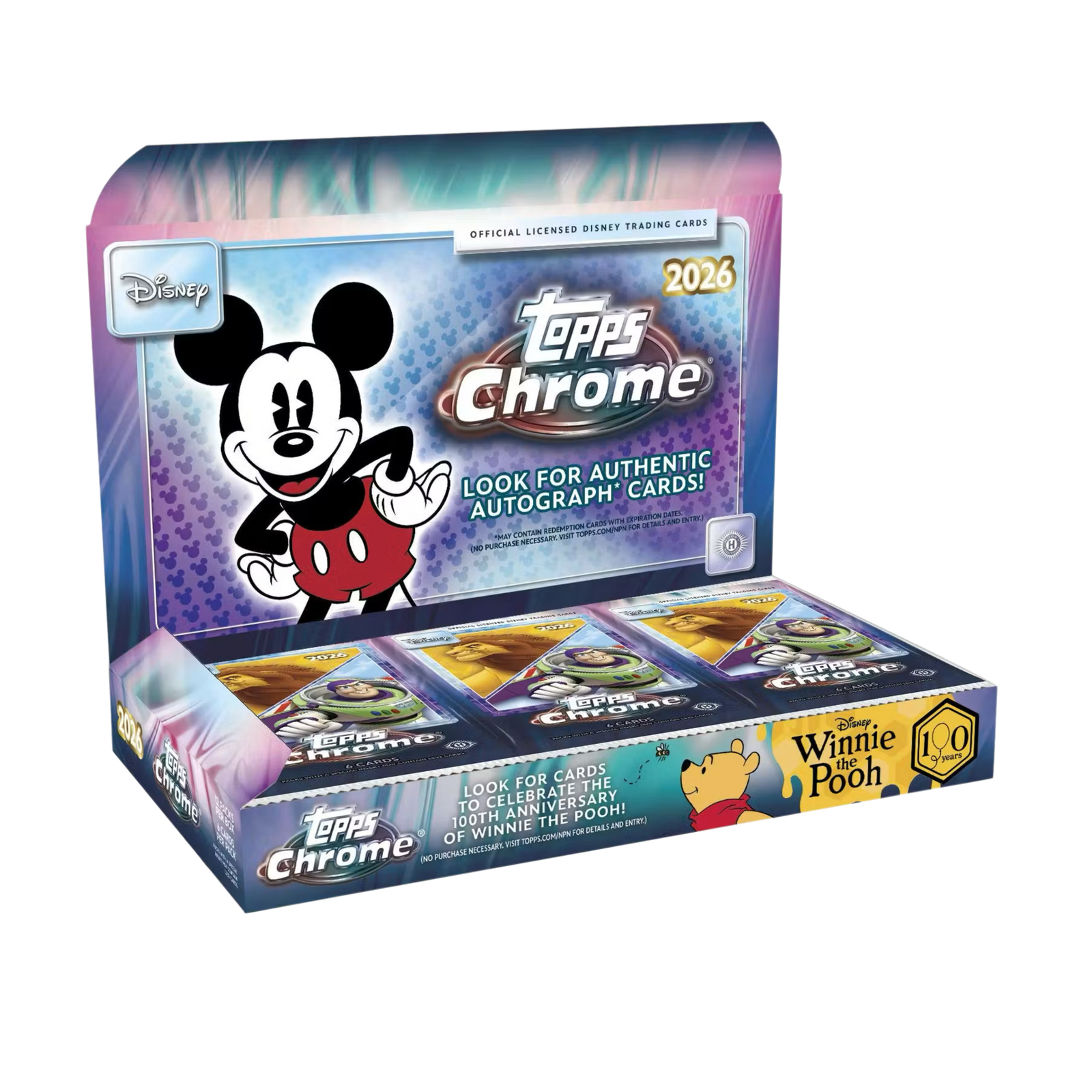2026 Topps Chrome® Disney - Hobby Box