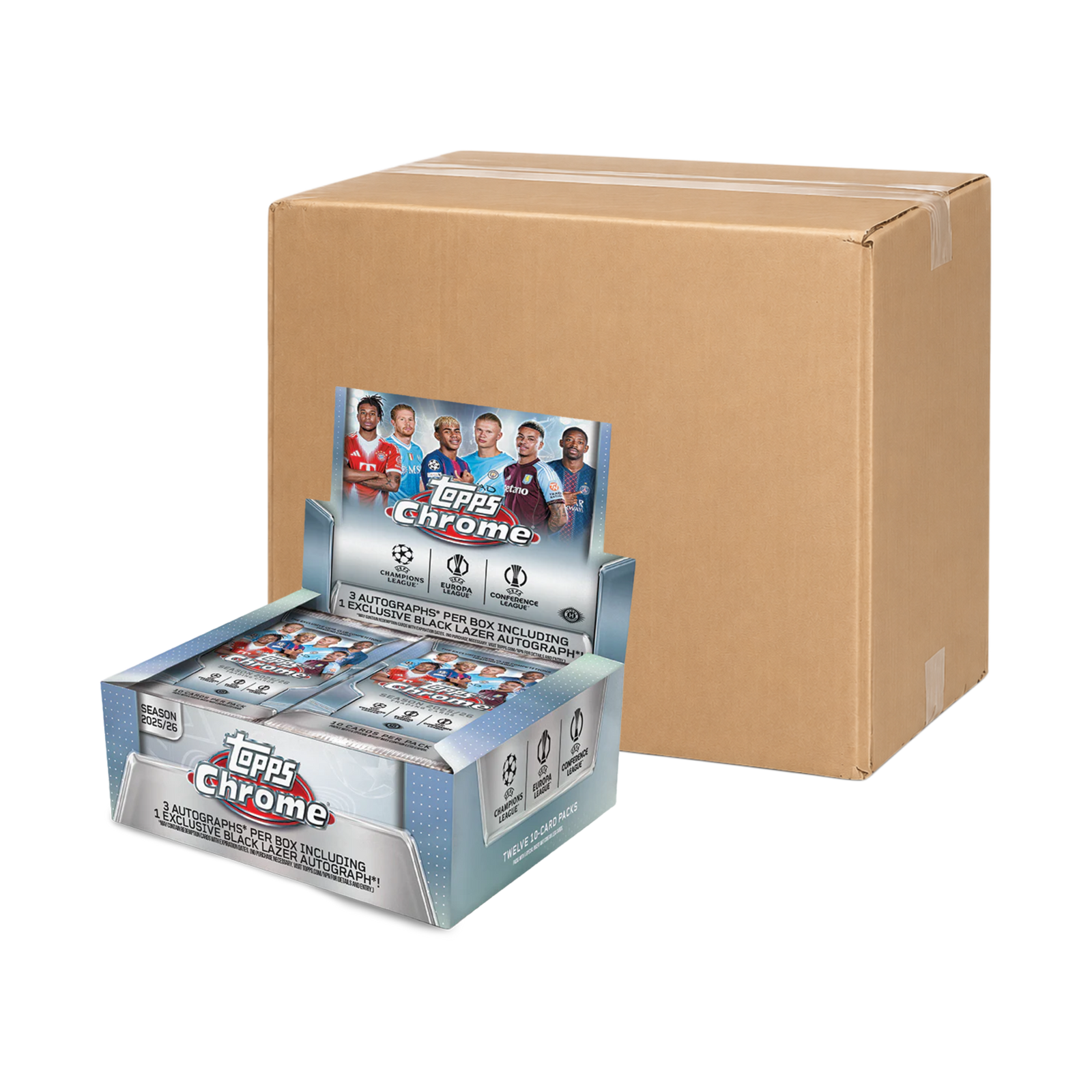 Topps Chrome UEFA Club Competitions 2025-26 - Jumbo Case