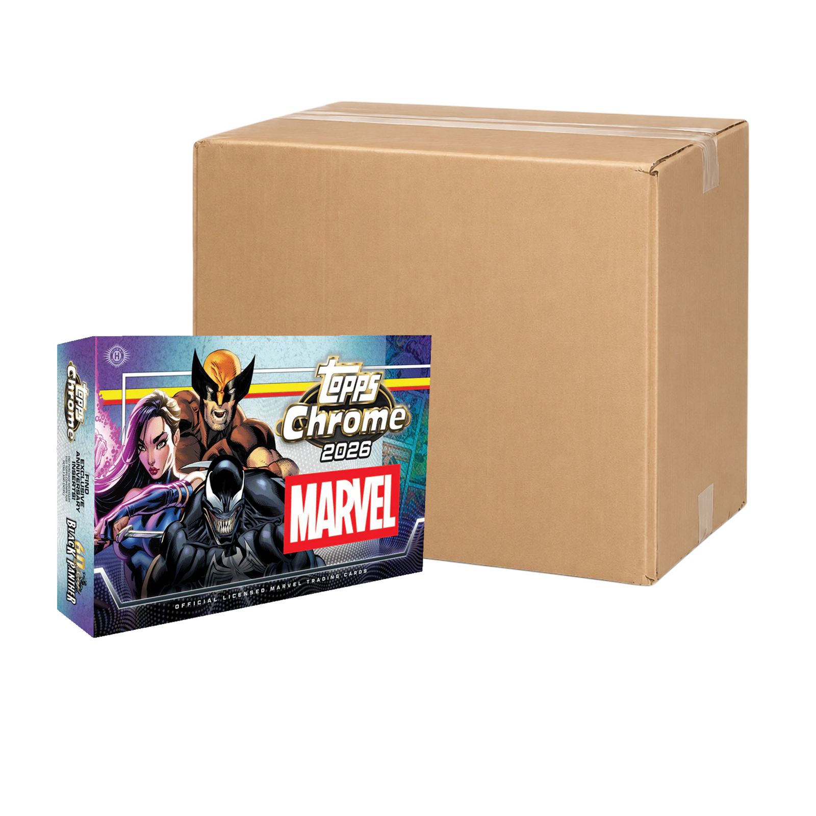 2026 Topps Chrome Marvel Comics - Hobby Case (PRE-ORDER)