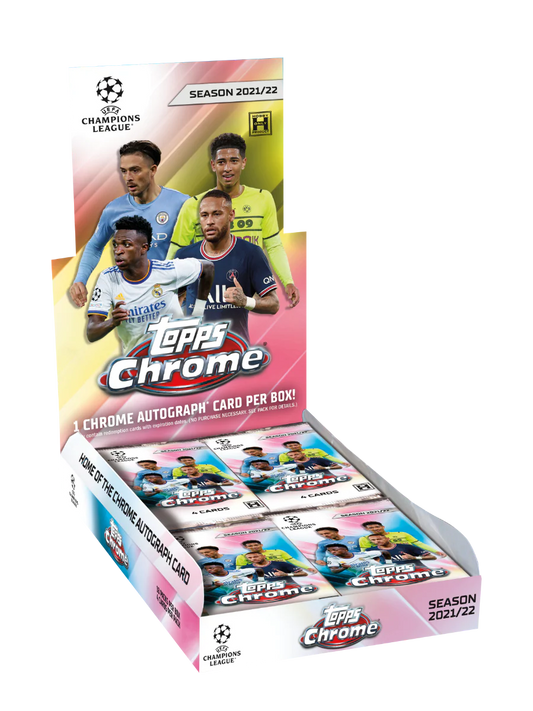 2021-22 Topps Chrome UEFA Champions League Hobby Box