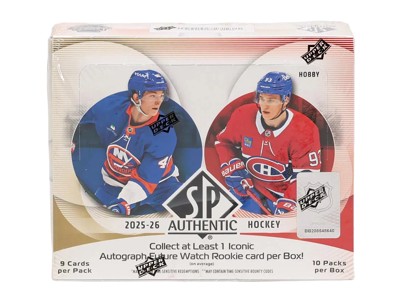 2025/26 Upper Deck SP Authentic Hockey NHL Hobby Box