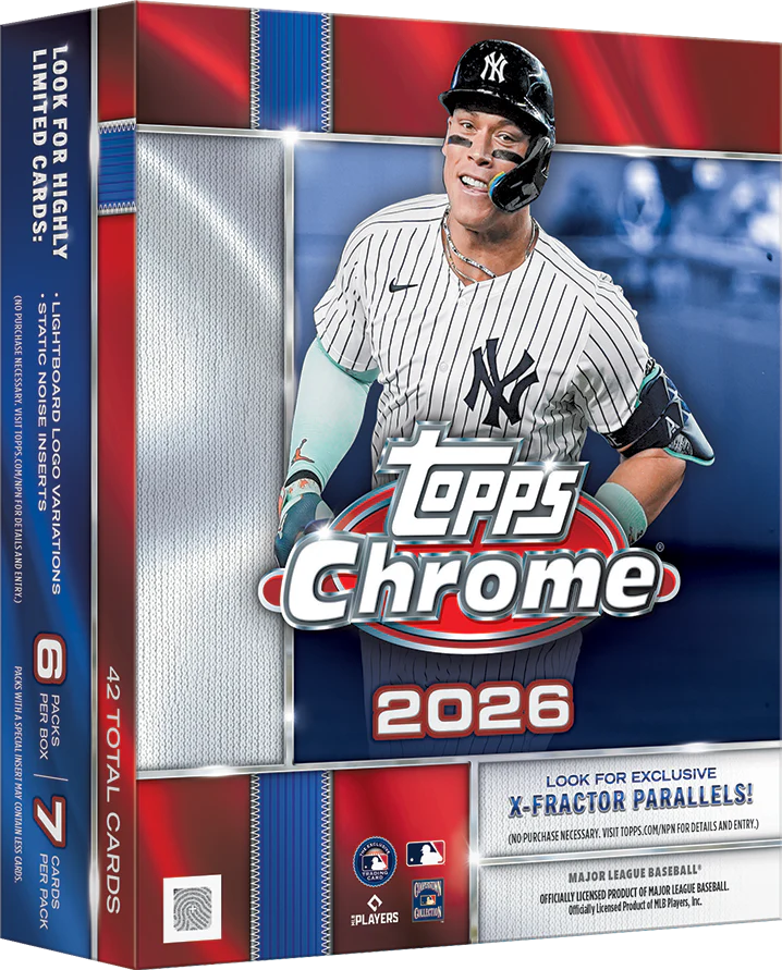 2026 Topps Chrome Baseball - Mega Box (PRE-ORDER)