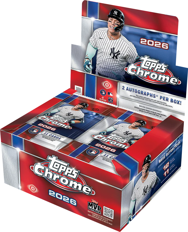 2026 Topps Chrome Baseball - Jumbo Box (PRE-ORDER)