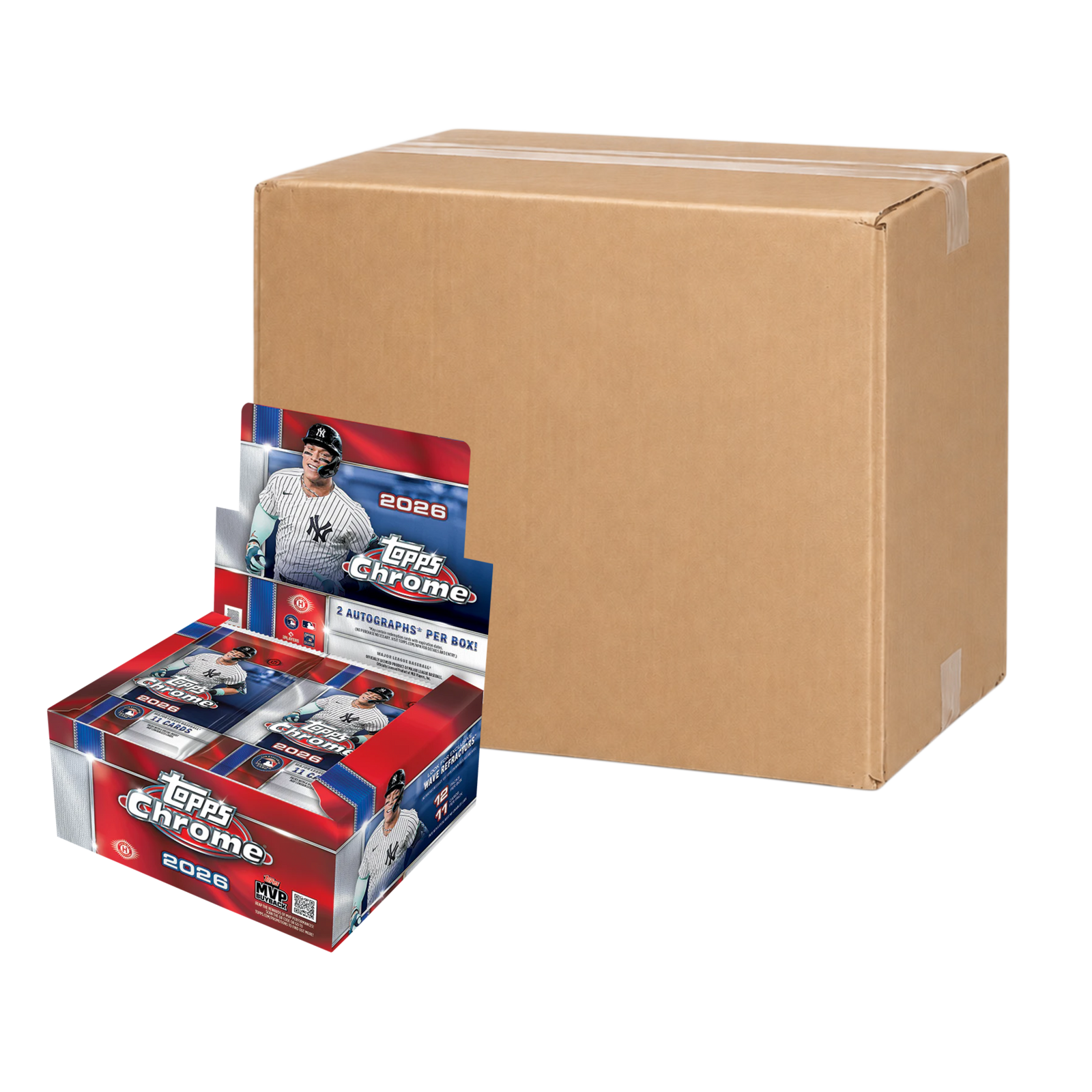 2026 Topps Chrome Baseball - Jumbo Case (PRE-ORDER)