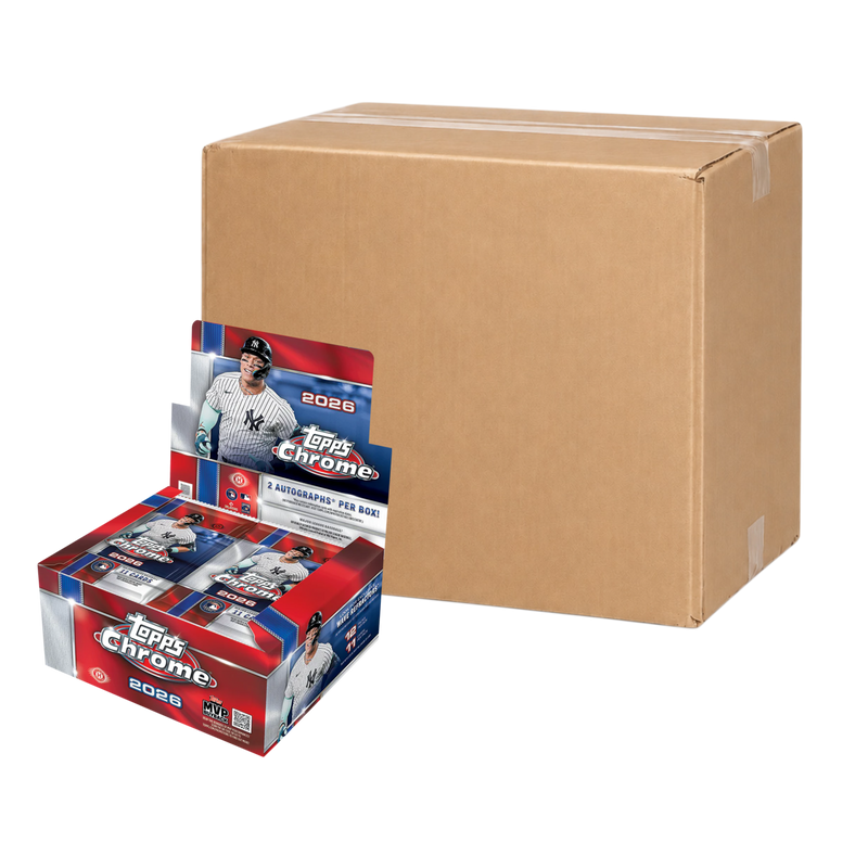 2026 Topps Chrome Baseball - Jumbo Case (PRE-ORDER)