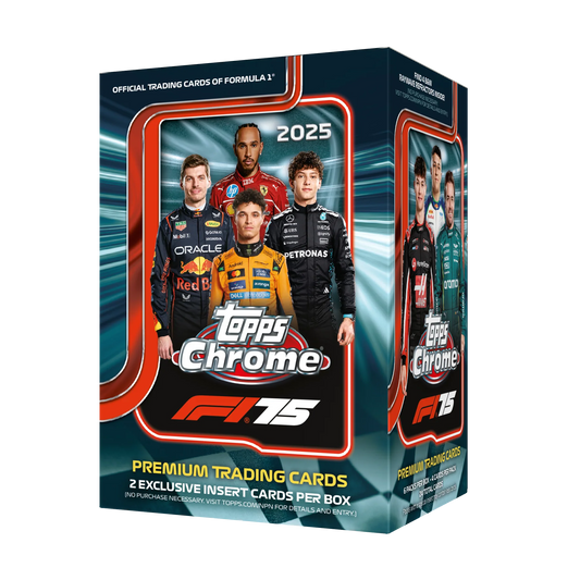 2025 Topps Chrome Formula 1 Value Box (PRE-ORDER)