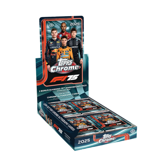 2025 Topps Chrome Formula 1 Hobby Box (PRE-ORDER)