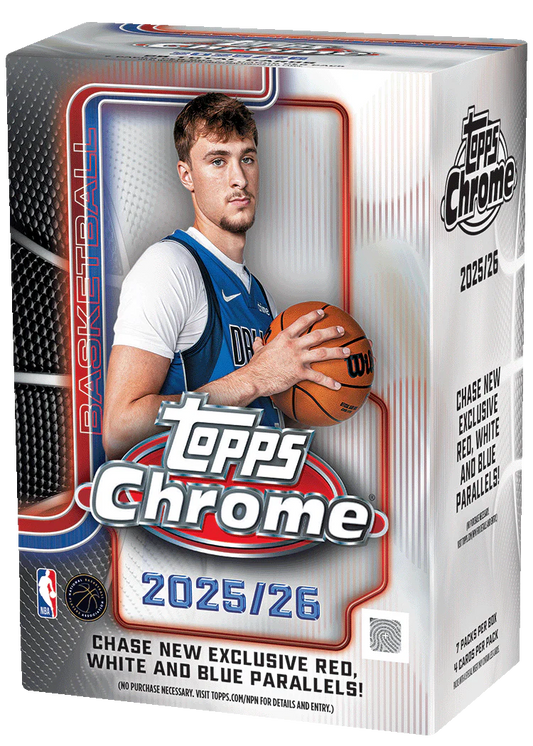 2025-26 Topps Chrome Basketball NBA Value Box