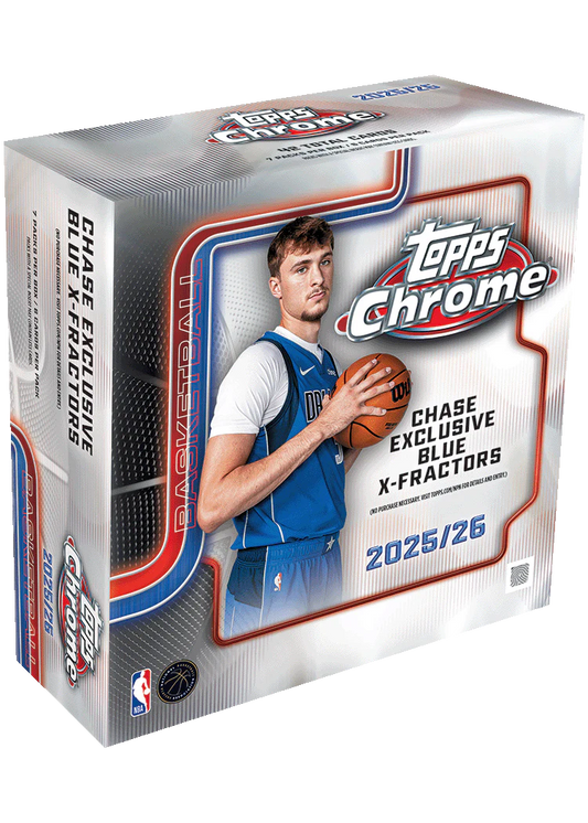 2025-26 Topps Chrome Basketball NBA Mega Box