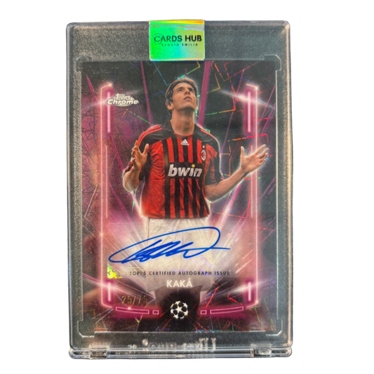 KAKA - 2024/25 Topps Chrome UCC Black Lazer /75 Auto
