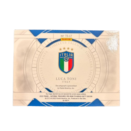 TONI - 2022 Panini National Treasures RTWC /99 Auto On Card