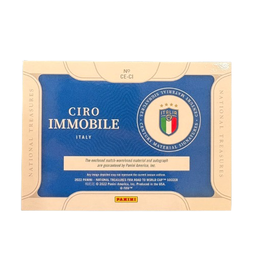 IMMOBILE - 2022 Panini National Treasures RTWC /49 Auto Patch