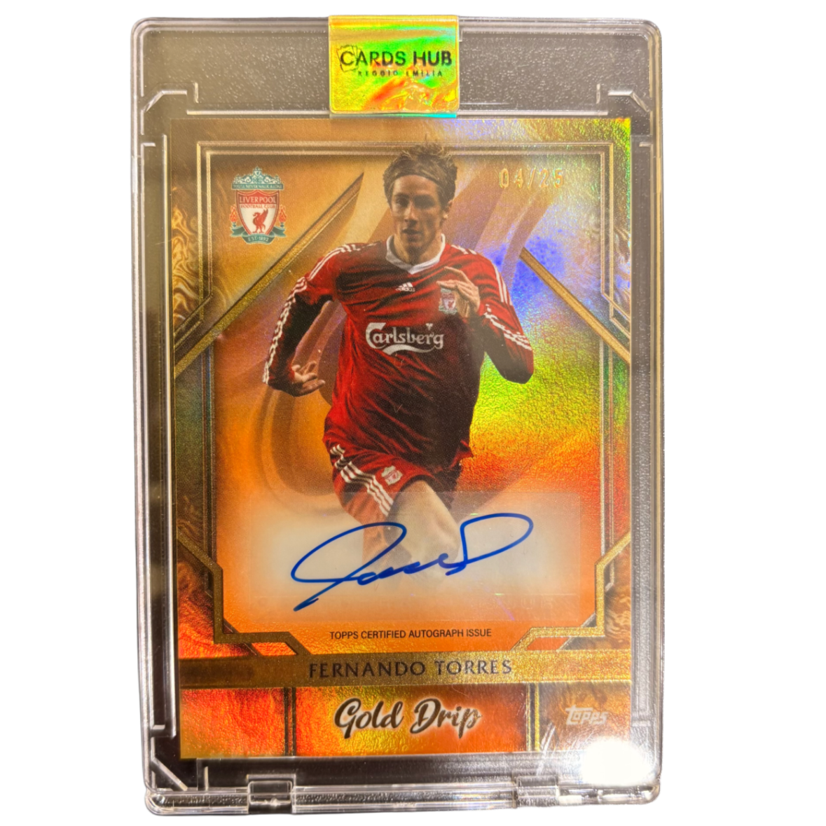 TORRES - 2023/24 Topps Liverpool Team Set /25 Auto