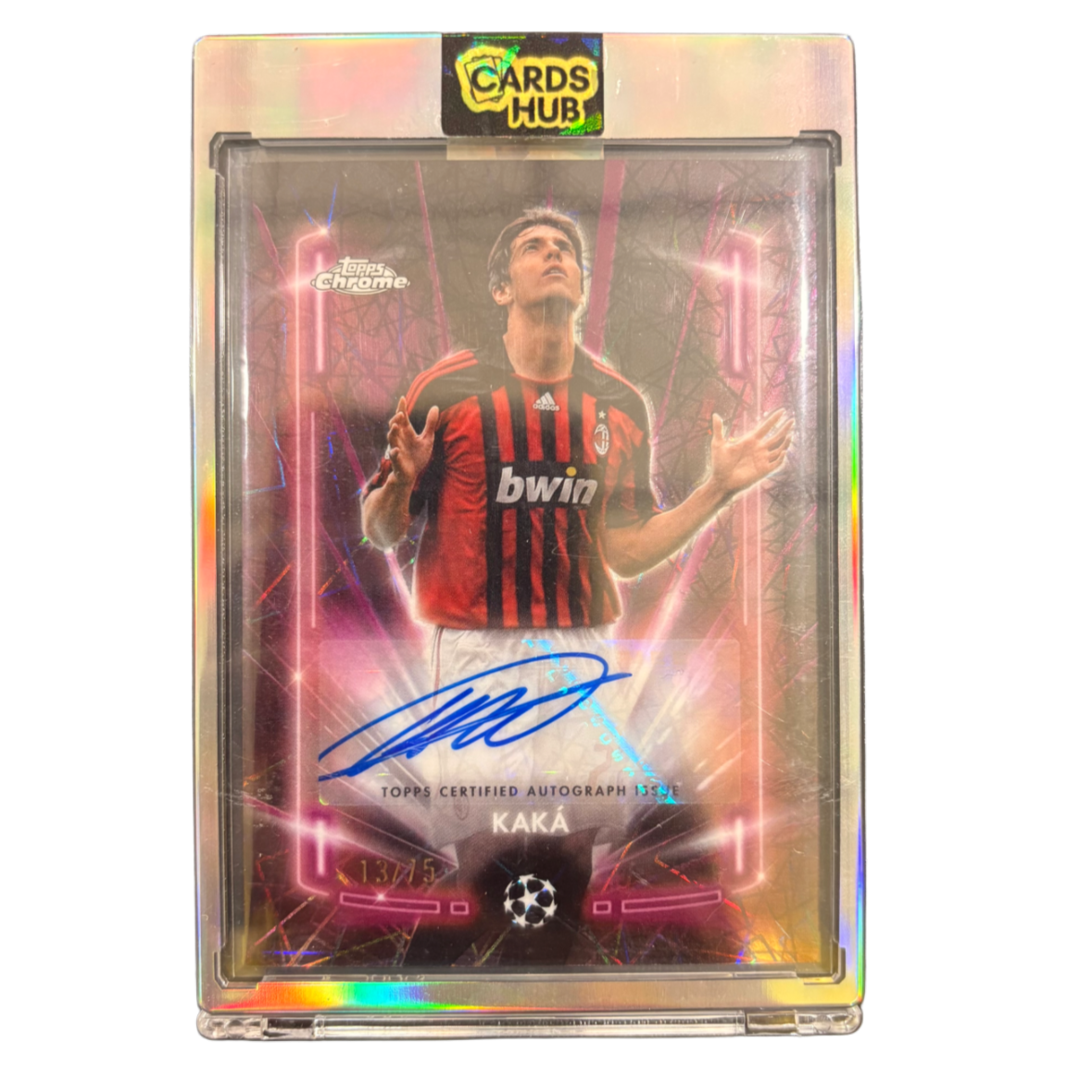 KAKA - 2024/25 Topps Chrome Black Lazer /75 Auto