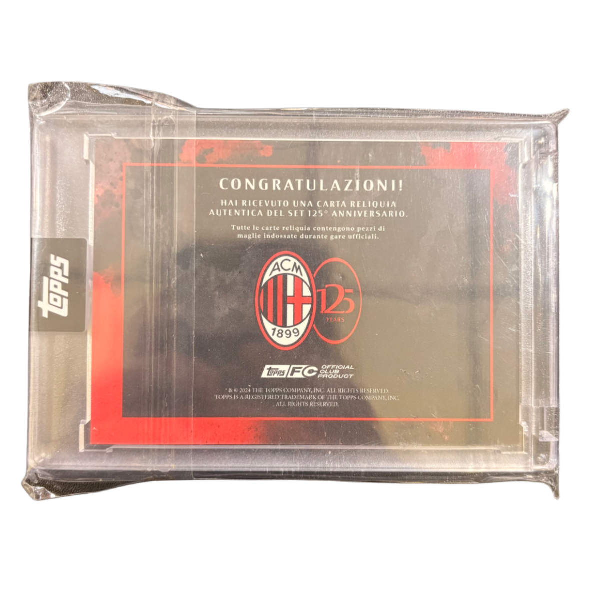KAKA - Topps AC Milan 125th Anniversary /25 Auto Relic