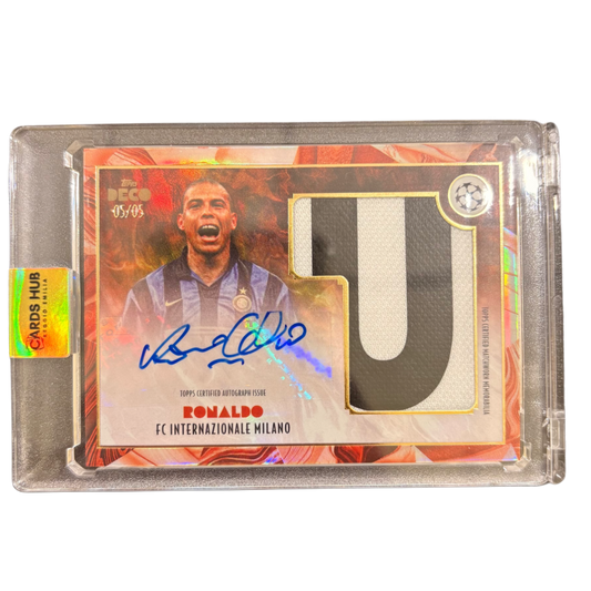 RONALDO - 2024/25 Topps Deco UCC Auto Patch /5