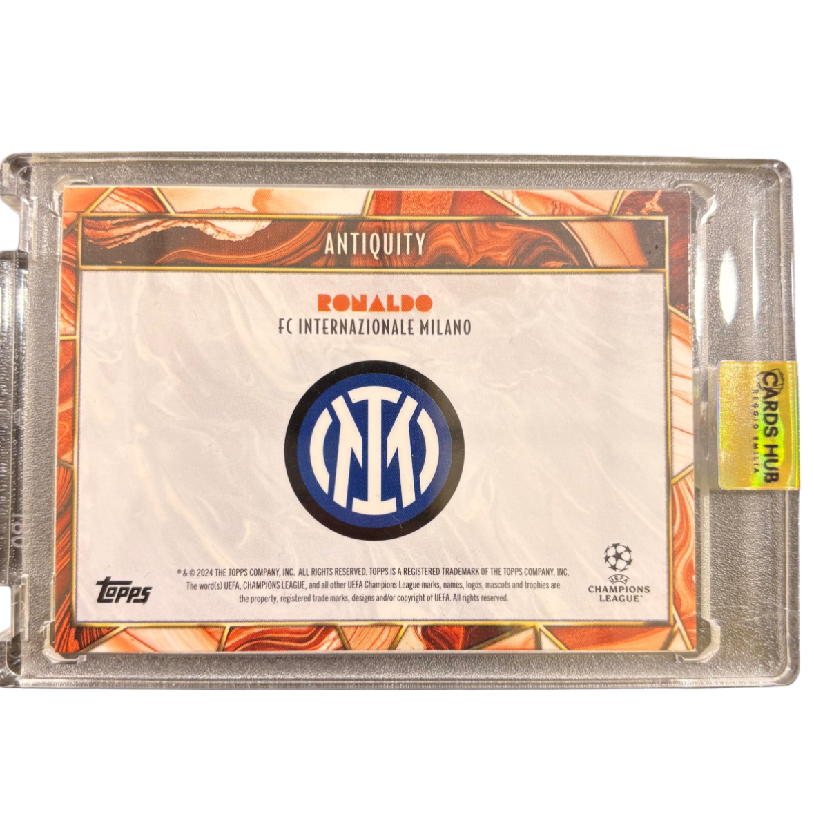 RONALDO - 2024/25 Topps Deco UCC Auto Patch /5