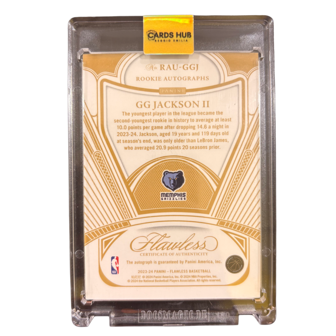GG JACKSON II - 2023/24 Flawless Rookie Auto /5