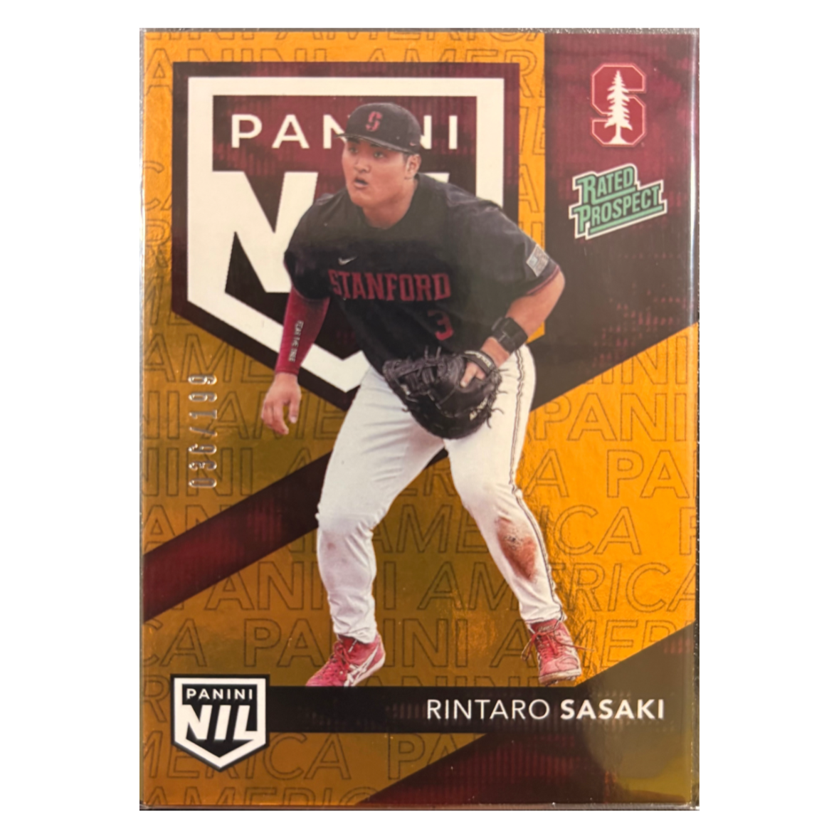 RINTARO SASAKI - 2025 Panini The National NIL Rated Prospect /199