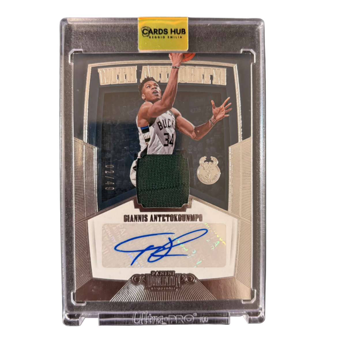 ANTETOKOUNMPO - 2018/19 Dominion /49 Patch Auto