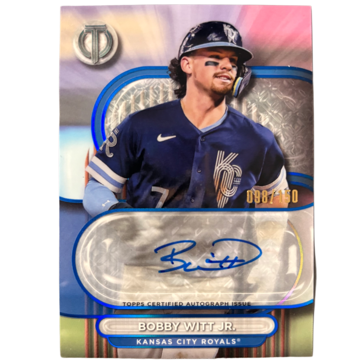 BOBBY WITT JR - 2024 Topps Tribute /150 Auto