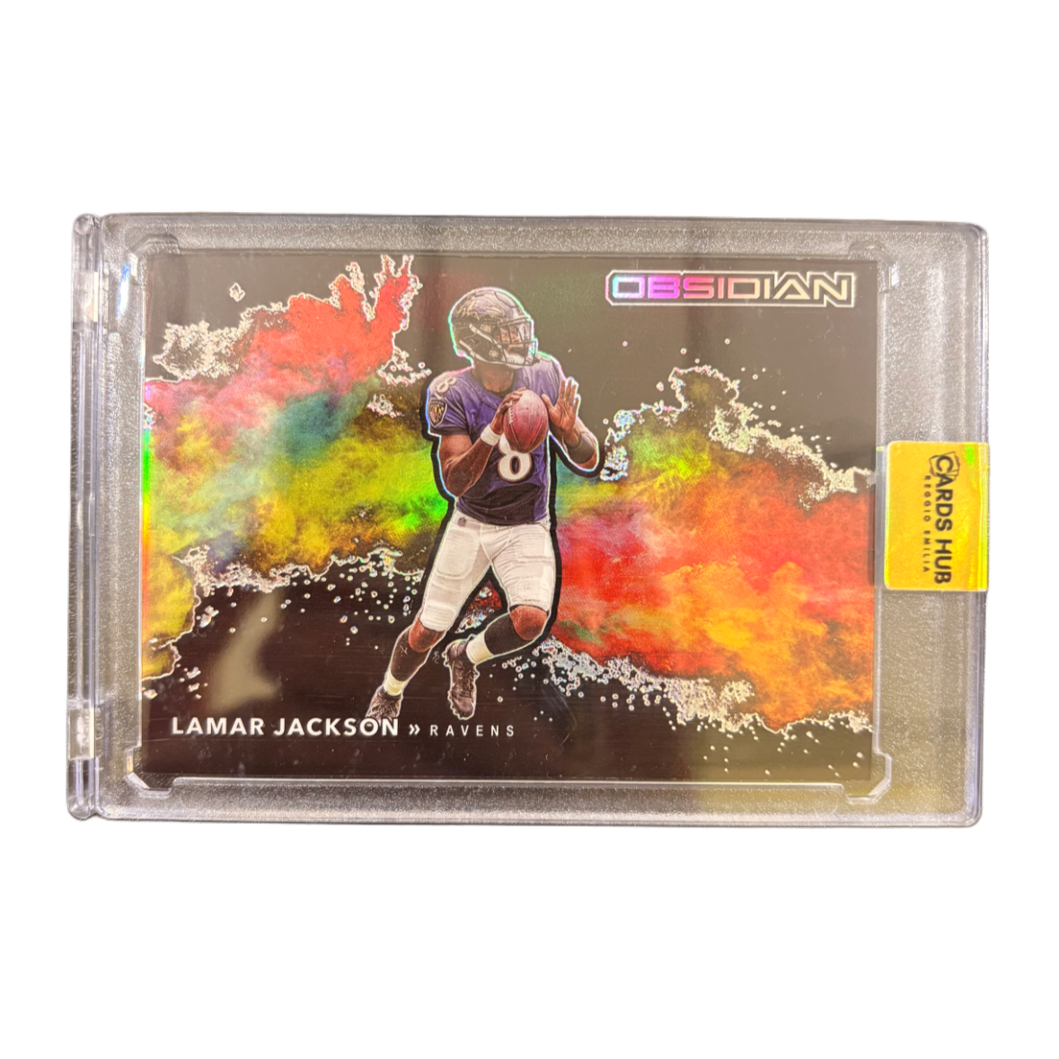 LAMAR JACKSON - 2020 Obsidian Color Blast (Case Hit SSP)