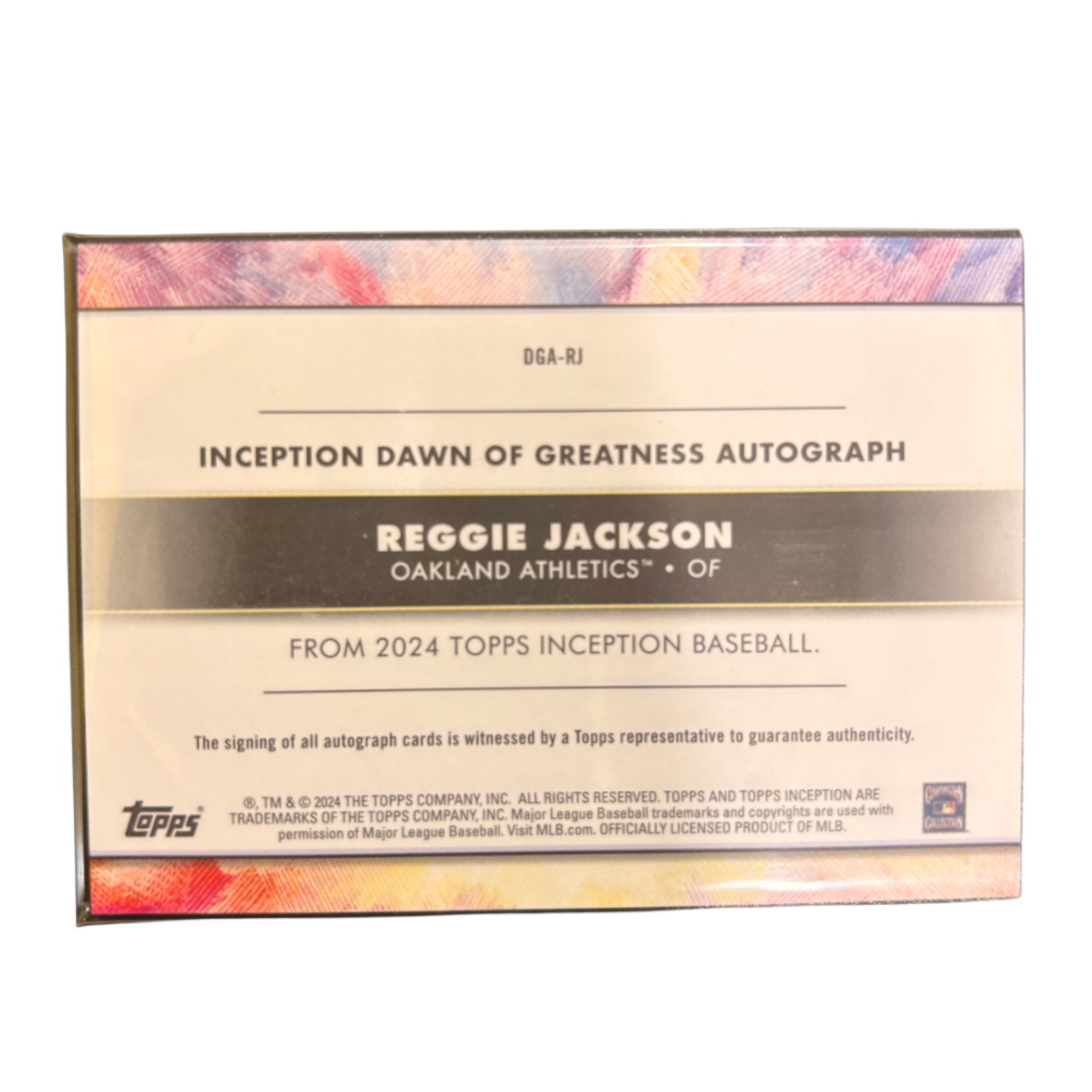 REGGIE JACKSON - 2024 Topps Inception /25 Auto