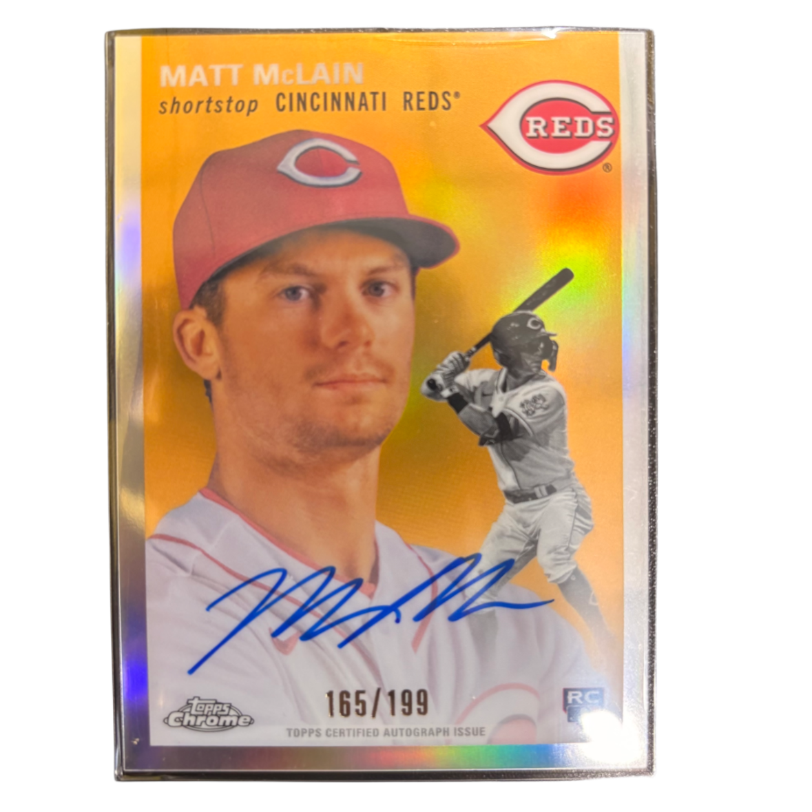MATT McLAIN - 2023 Topps Chrome Platinum /199 Auto RC