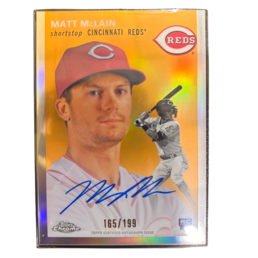MATT McLAIN - 2023 Topps Chrome Platinum /199 Auto RC