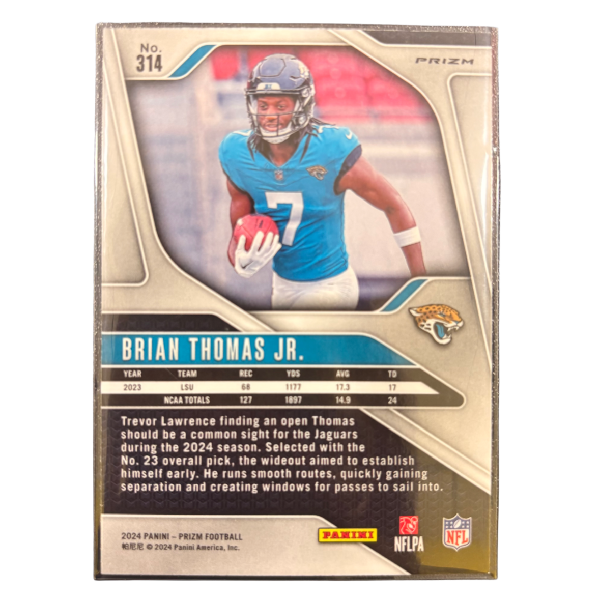 BRIAN THOMAS JR - 2024 Prizm Checkered RC