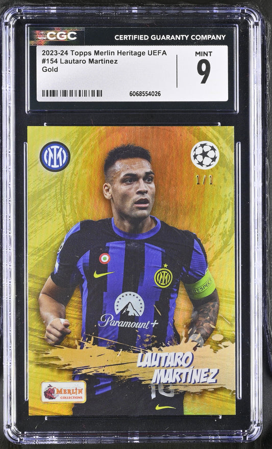 LAUTARO - 2023/24 Topps Merlin Heritage 1/1 CGC 9