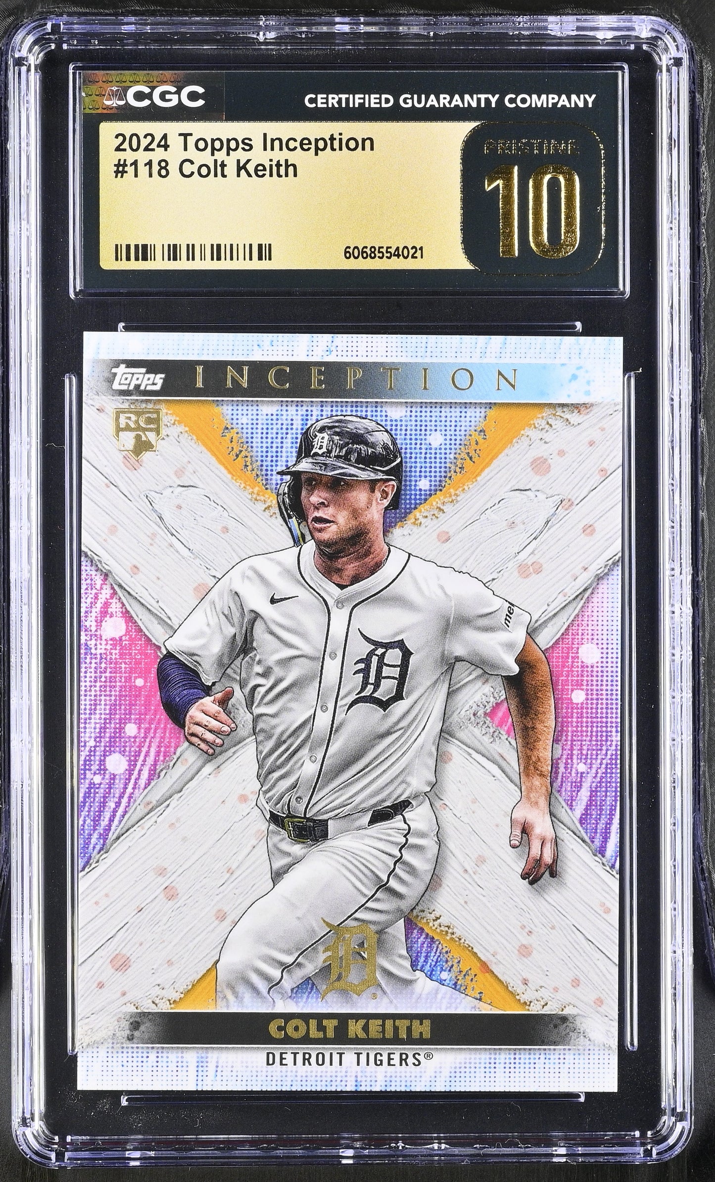 COLT KEITH - 2024 Topps Inception Alpha RC CGC 10 PRISTINE