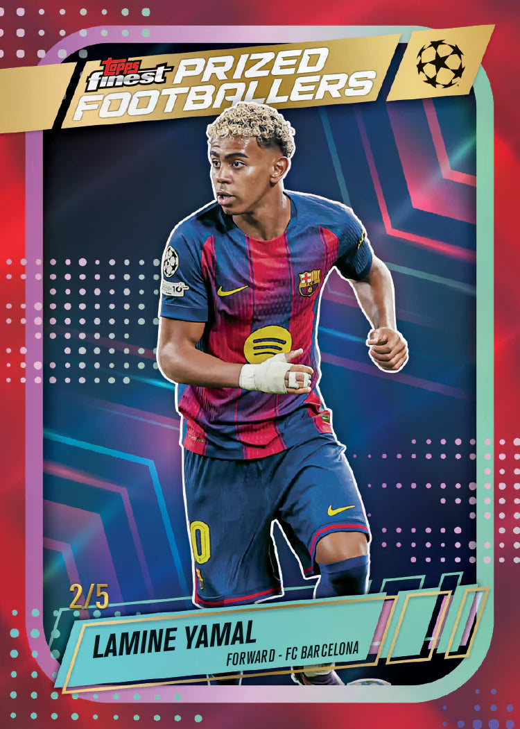 2025/26 Topps Finest UEFA Club Competitions Hobby Box