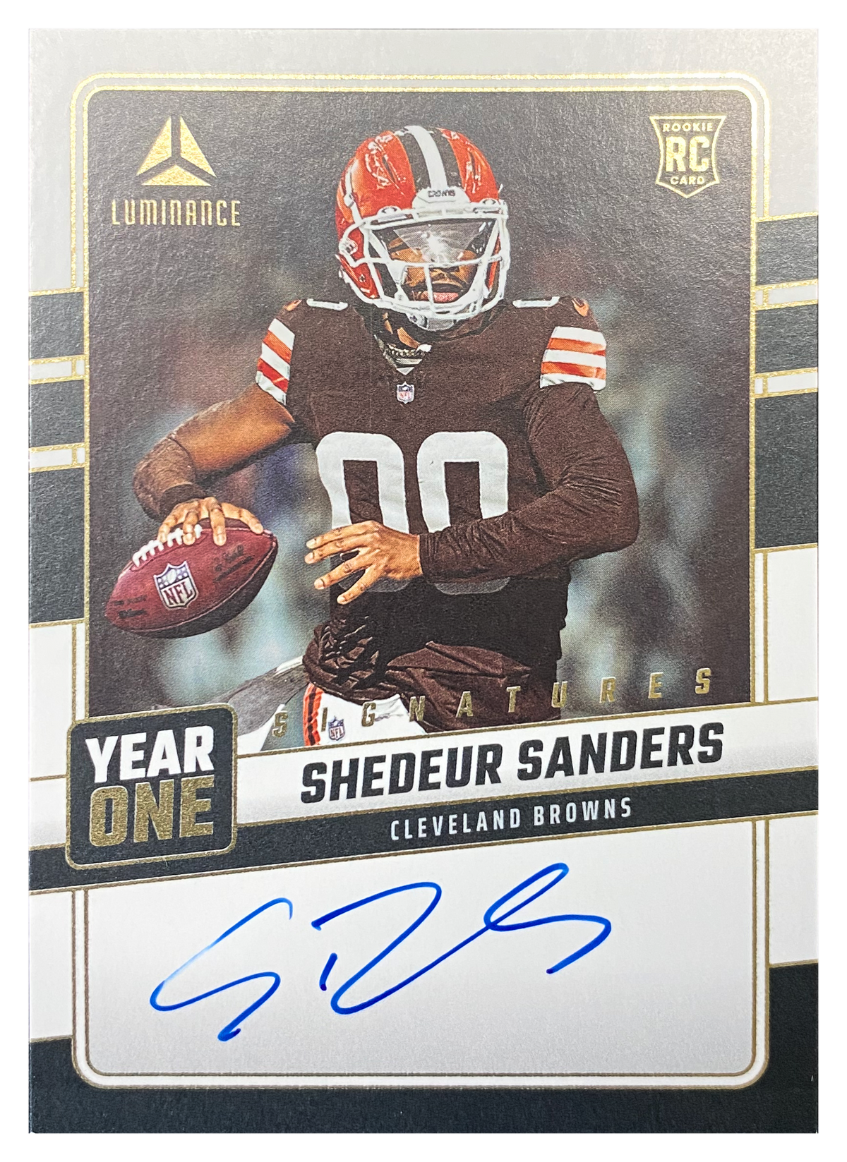 SHEDEUR SANDERS - 2025 Panini Luminance Year One Signatures RC Auto #YOS-SSS - front