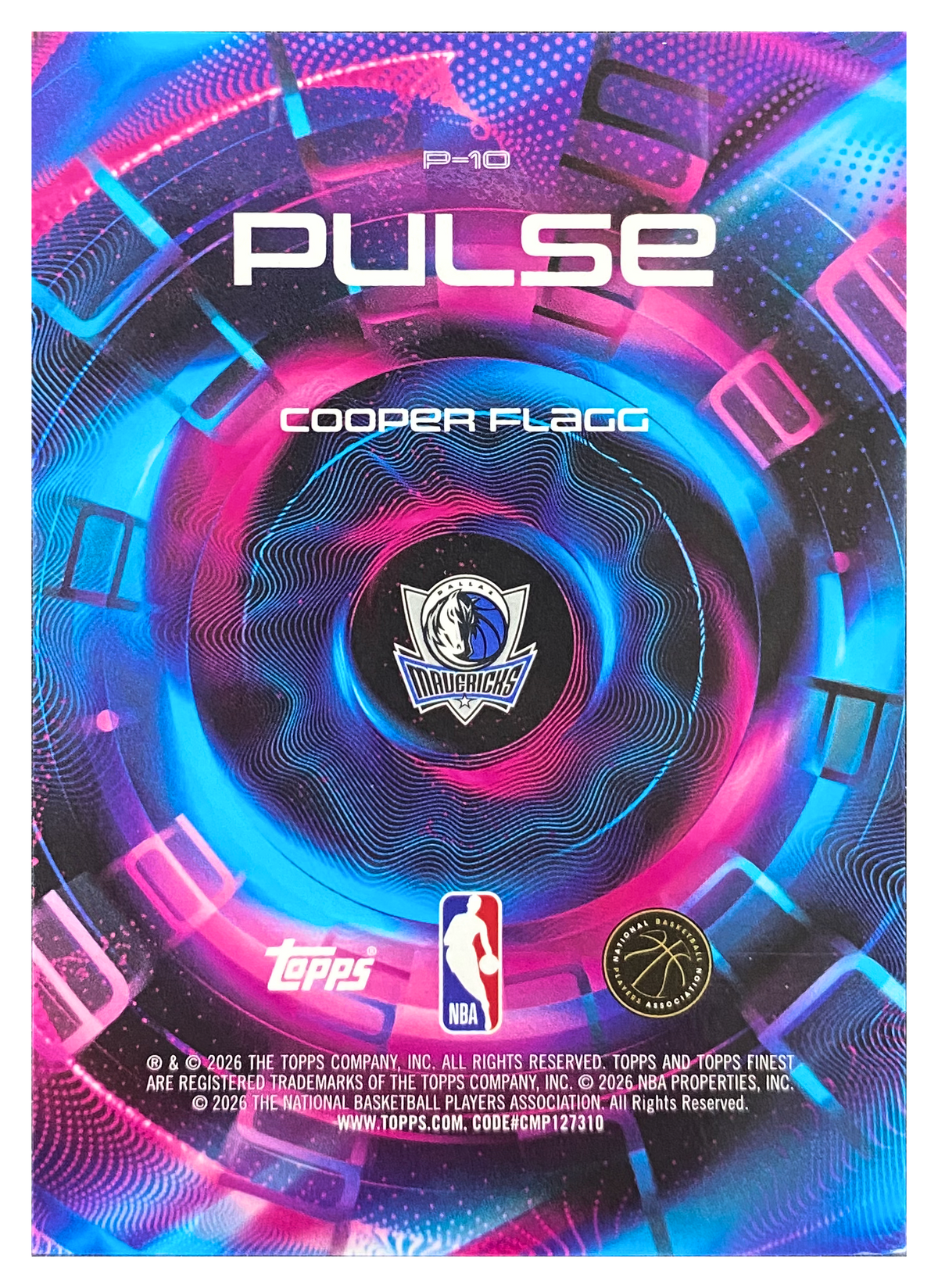 COOPER FLAGG - 2025/26 Topps Finest Basketball Pulse RC #P-10 - back