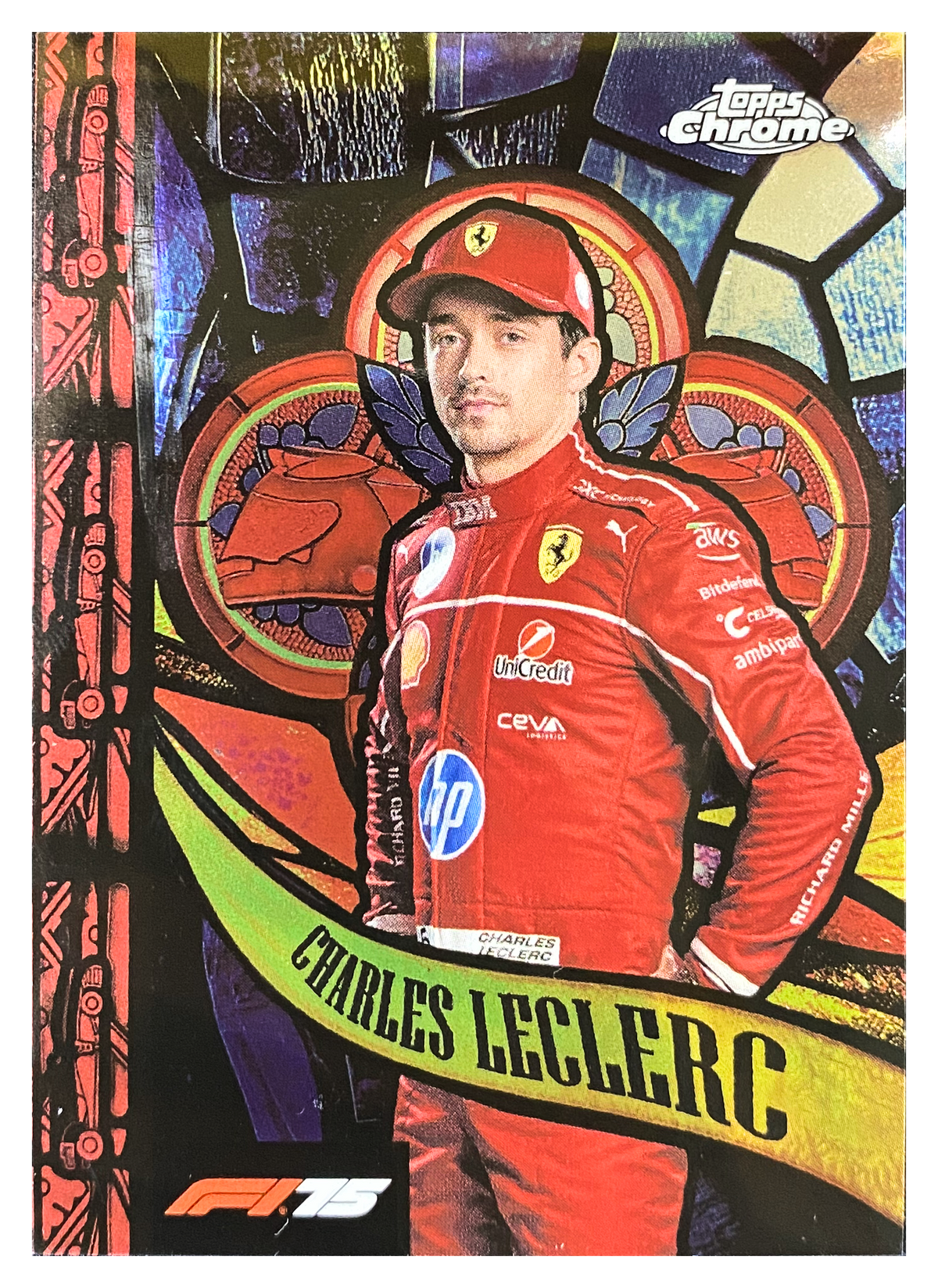 CHARLES LECLERC - 2025 Topps Chrome Formula 1 The Grail #7-OF-9 - front