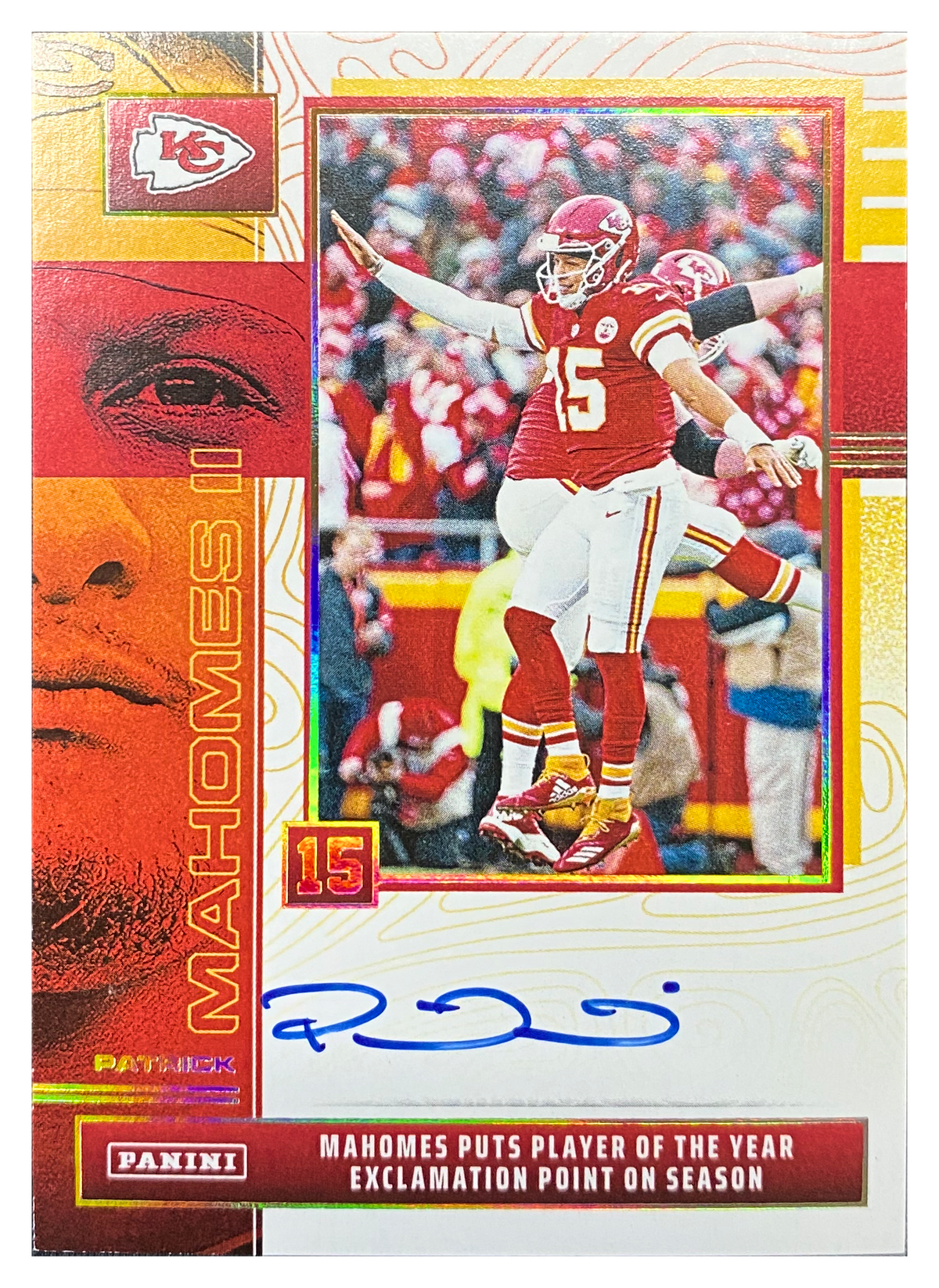 PATRICK MAHOMES II - 2025 Panini Football Autograph Collection #PM-OPOY - front